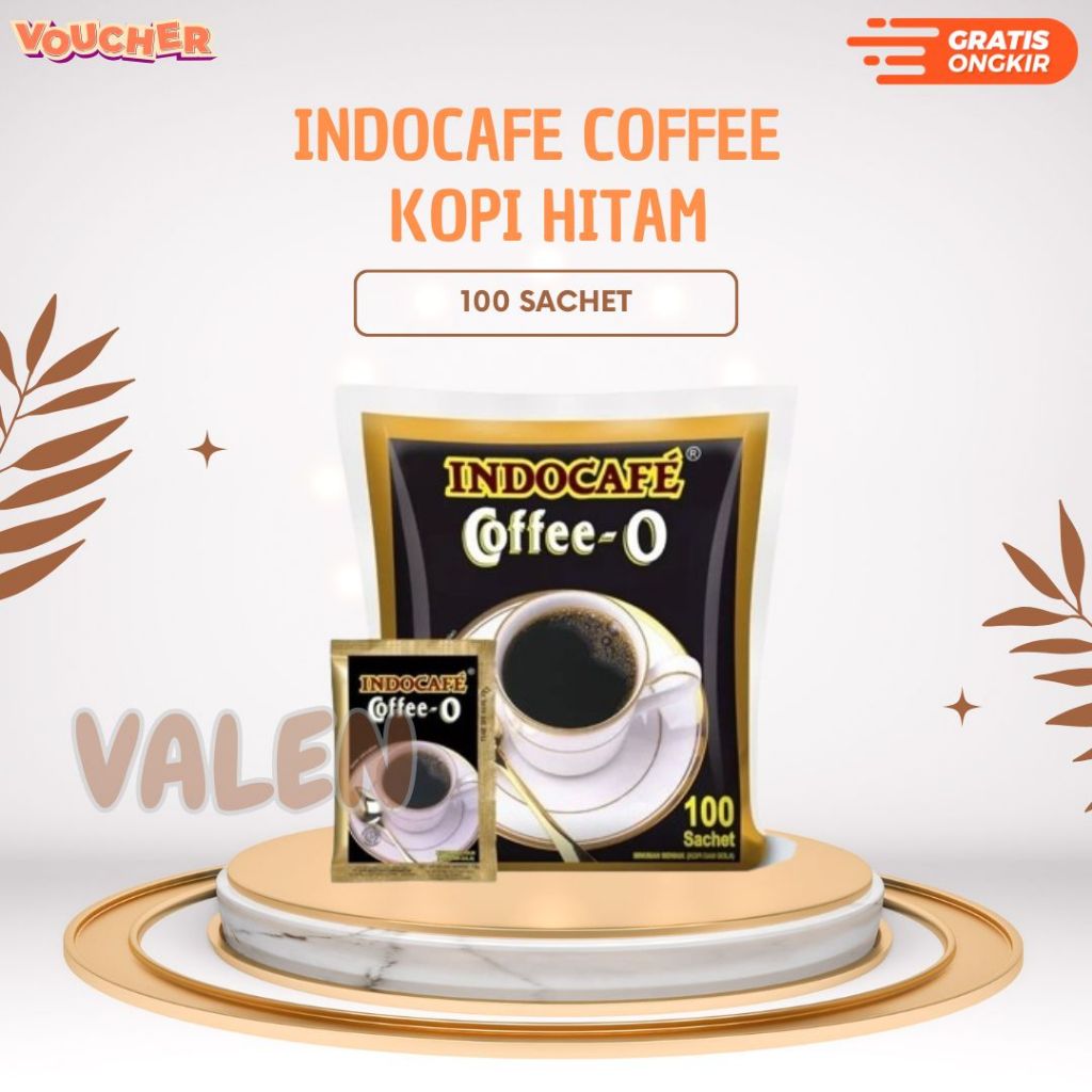 

KOPI HITAM INDOCAFE COFFEE - O isi 100 Sachets