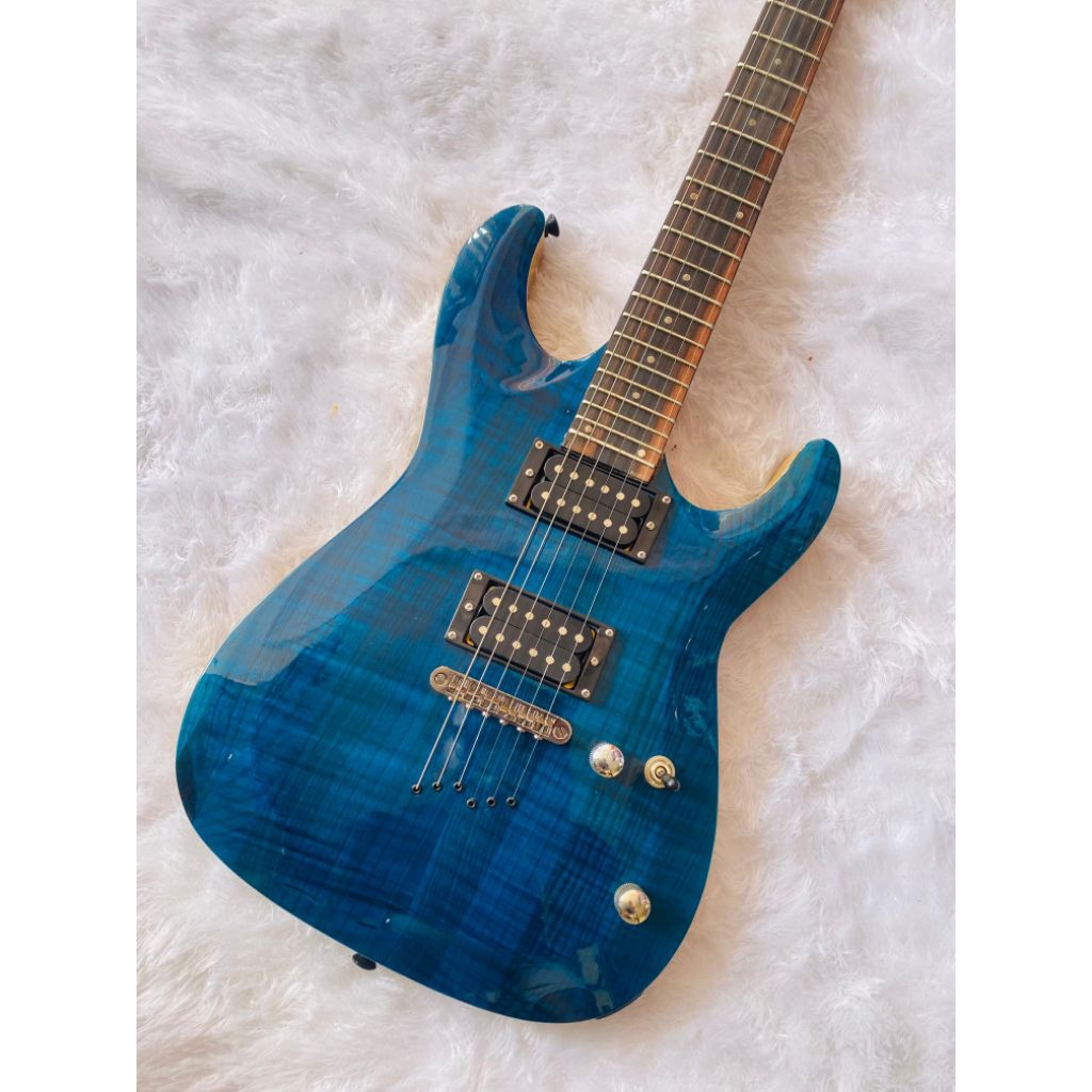 gitar LTD blue