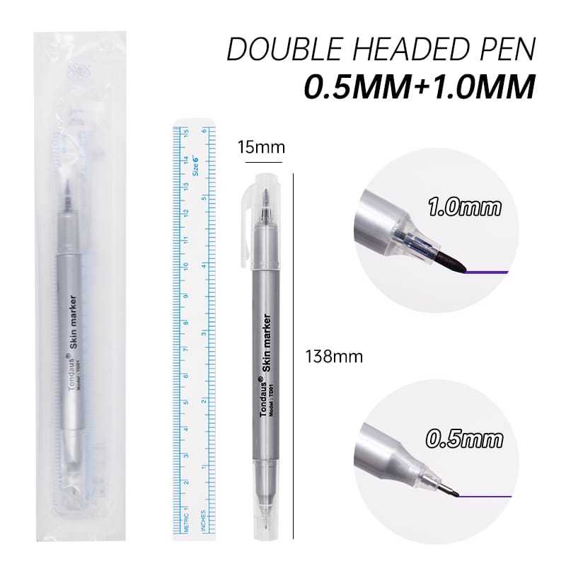 

TONDAUS MARKER SKIN SURGICAL SKIN MARKER / PEN MARKER SULAM ALIS ANTI AIR MARKING PEN SULAM