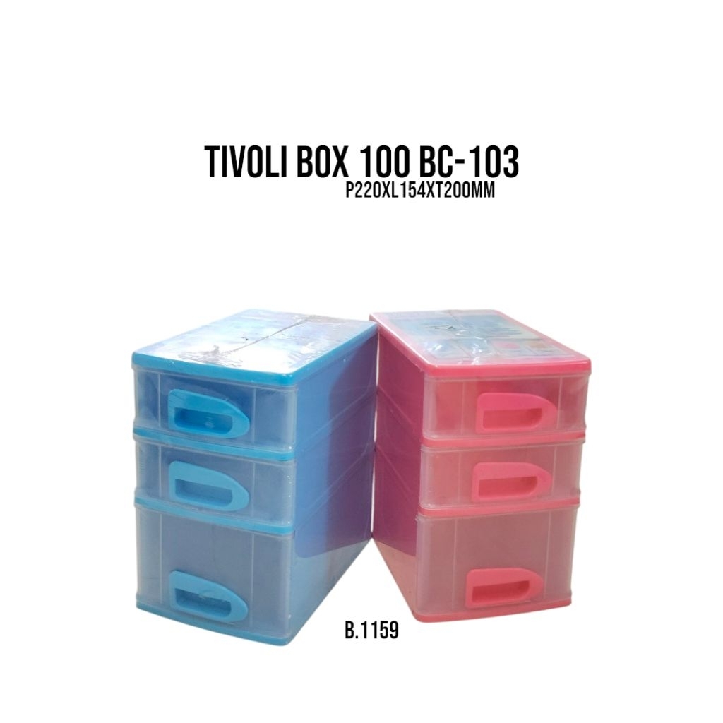 TIVOLI BOX 100 BC-103 // TIVOLI BOX MULTI PURPOSE CONTAINER