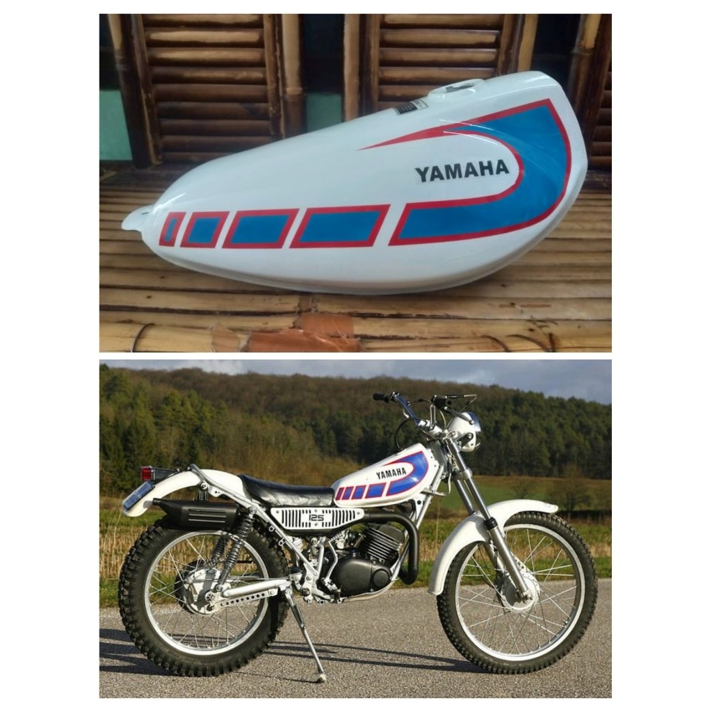 Tangki Trail Jadul Yamaha TY 125 tangki vintage Yamaha TY175