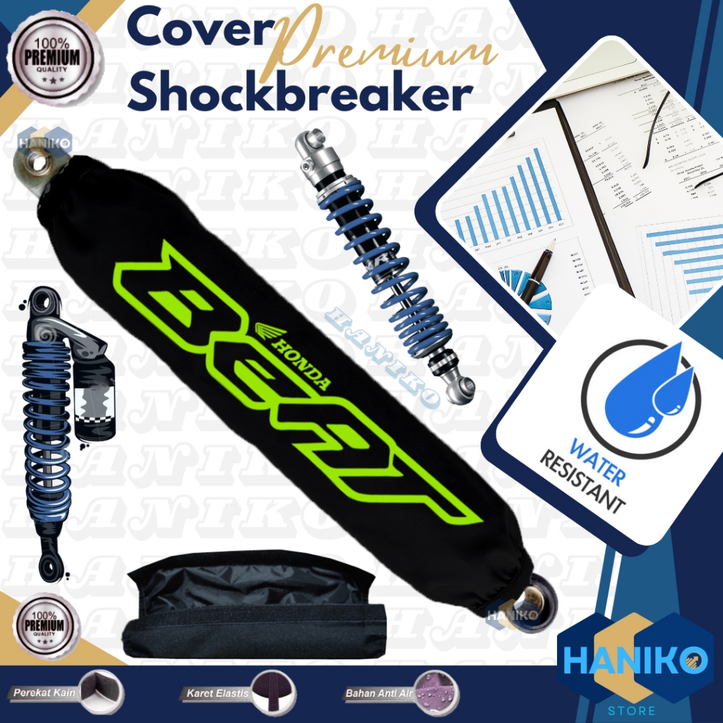Sarung shock / Cover shockbreaker sarung sok shok belakang universal motor Stylo BEAT, Scoopy genio