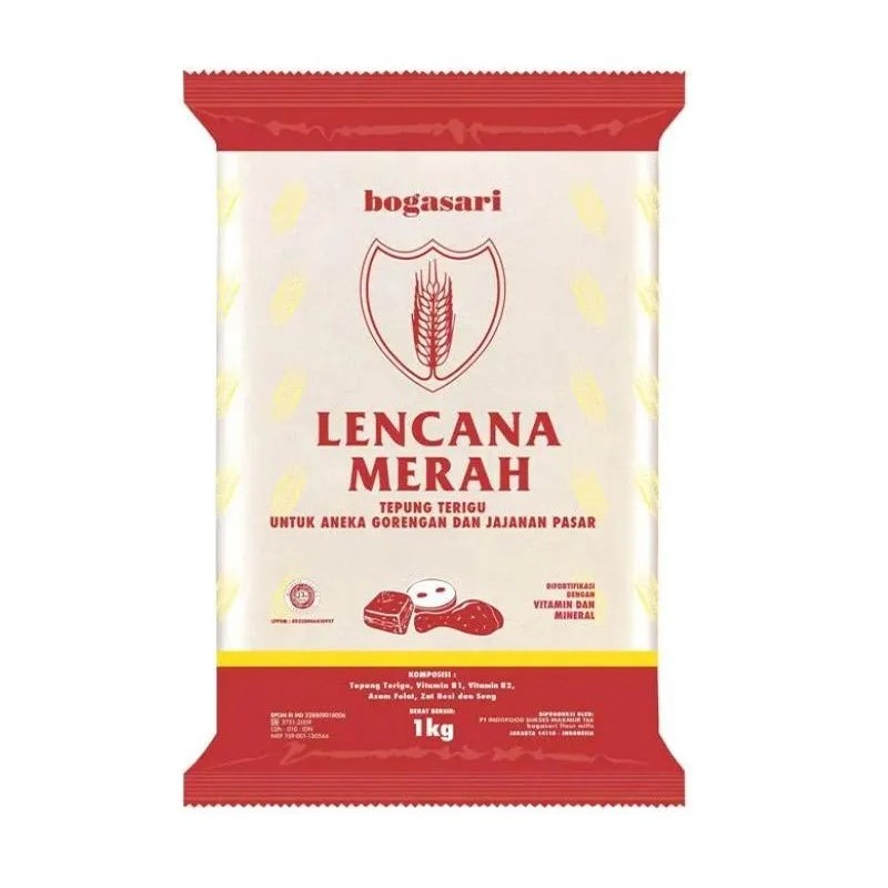 

Tepung Terigu Lencana Merah 1kg