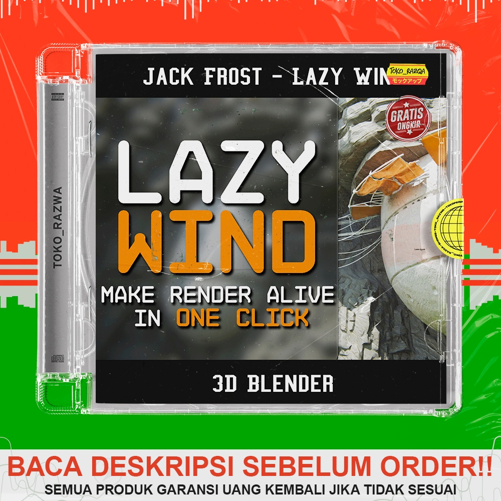 3D Blender - Jack Frost - Lazy Wind - 230525