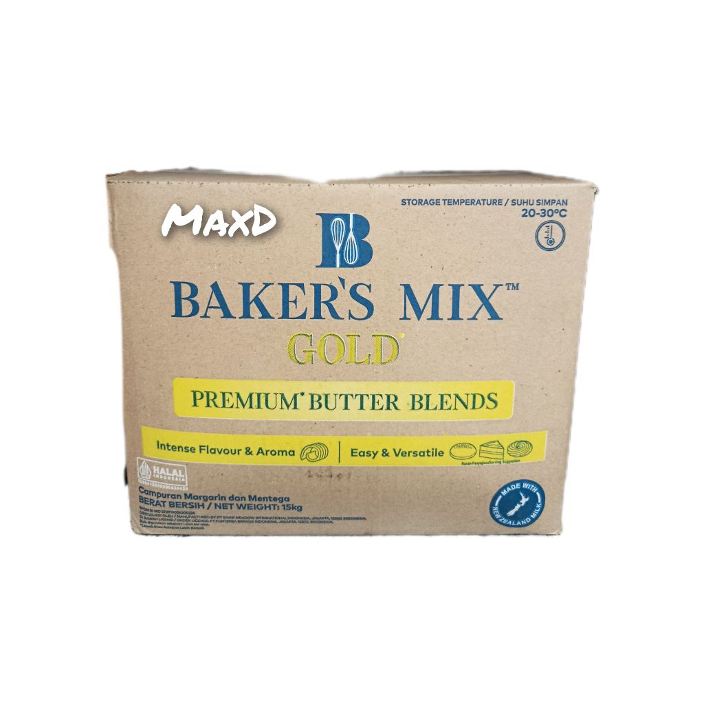 

Anchor Baker's Mix Gold Margarin & Mentega Butter Blends Repack 500 gr