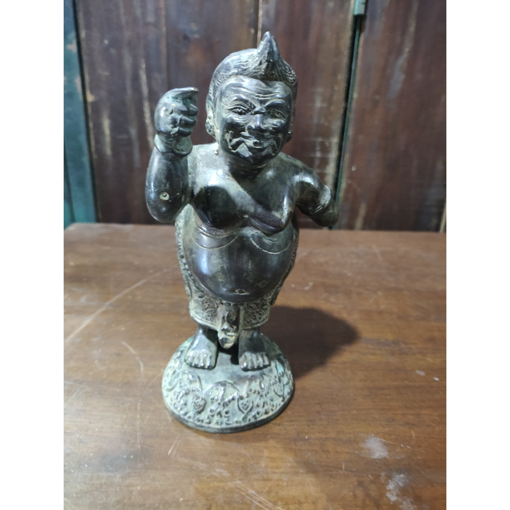 Patung Antik Semar – Bahan Kuningan Solid, Antik, Vintage