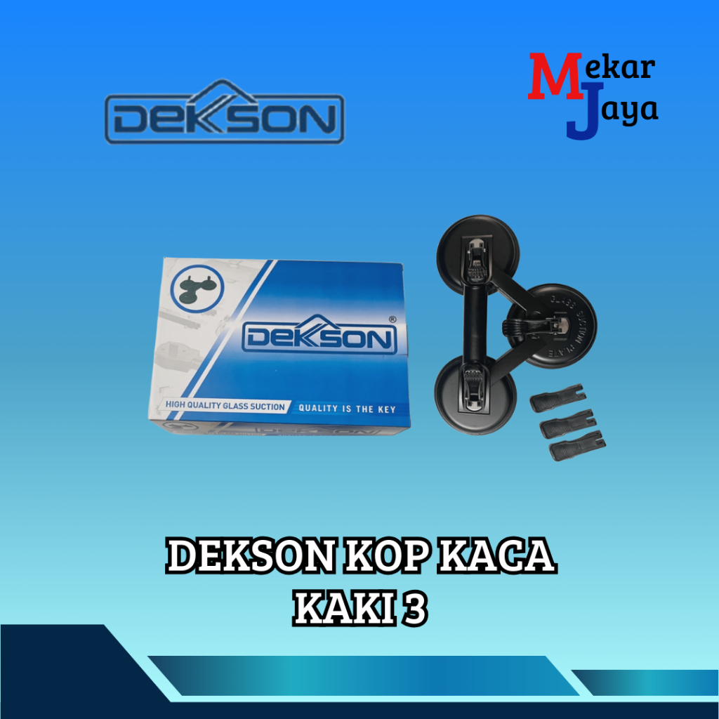 DEKSON KOP KACA KAKI TIGA/ GLASS SUCTION DEKSON