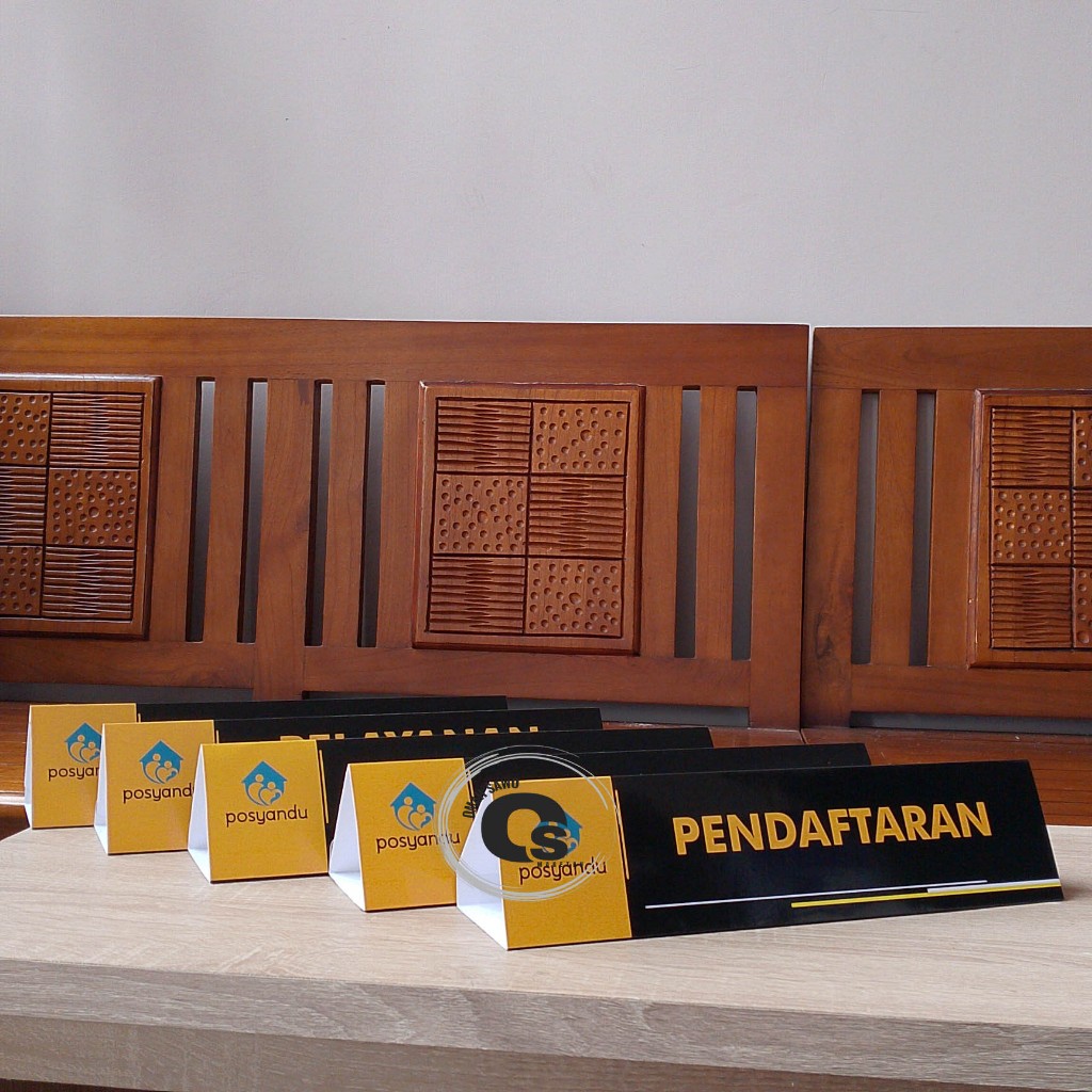 Papan Lipat Meja Posyandu - Alur Posyandu - Papan Meja Kader Kesehatan Posyandu - Pelayanan Posyandu