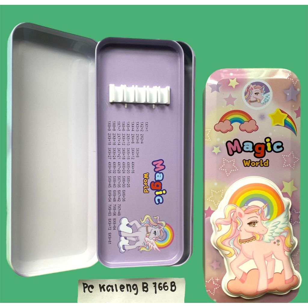 

PC KALENG B-766 MOTIF UNICORN/ EMBOSS