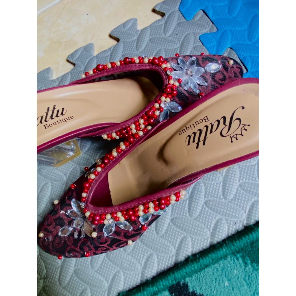 Sepatu Wedding Payet Preloved