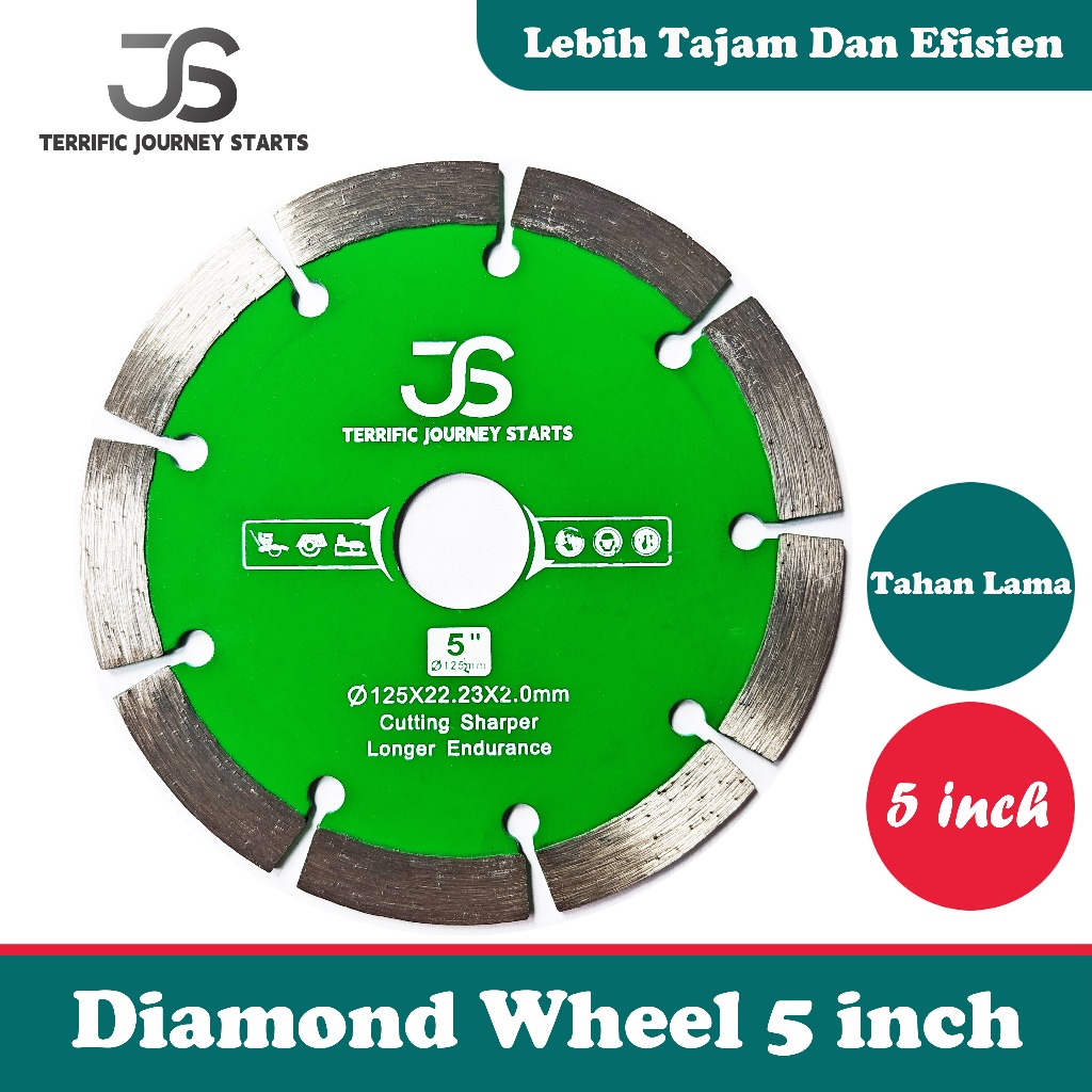 Mata Potong Granit Marmer Keramik 5 Inch Mata Gerinda Potong Granit kramik  Diamond Wheel