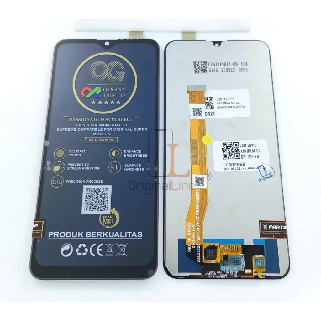 LCD + TC ORIGINAL OEM OPPO A1k / REALME C2