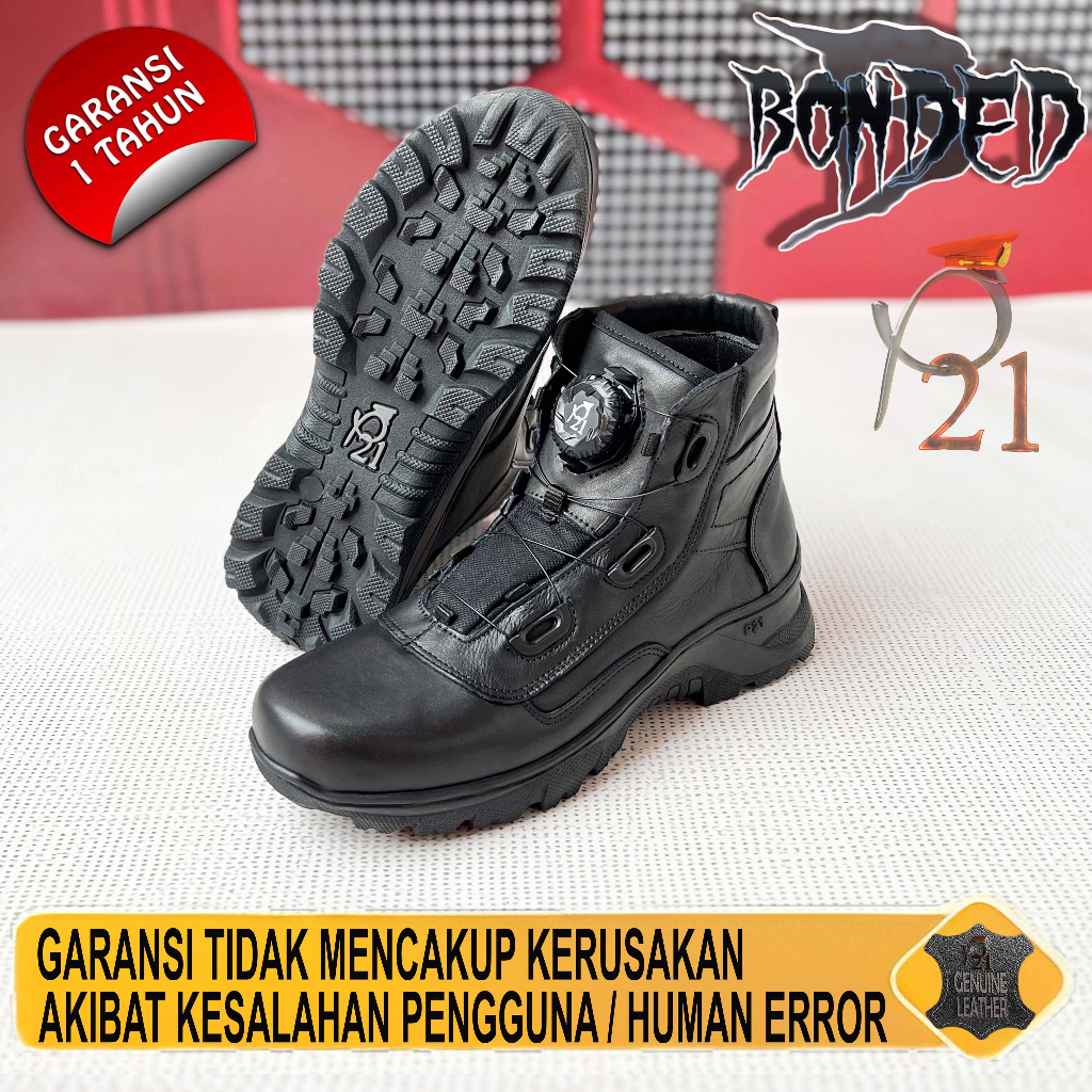 Bonded PDL Lantas Polri Sepatu P21