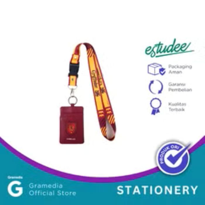 

Gramedia Pekanbaru - Estudee Mini Pouch + Lanyard Harry Potter Gryffindor