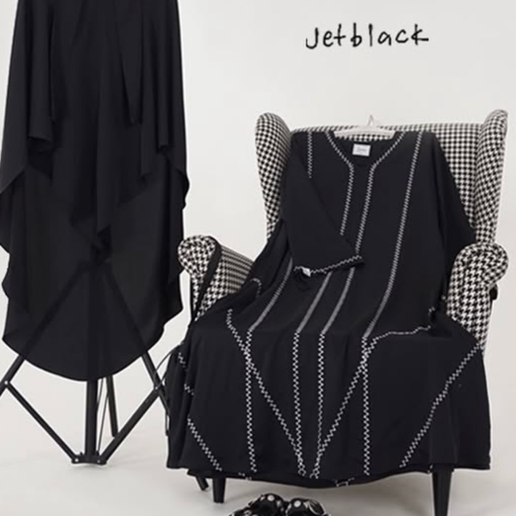 JARANG ADA‼️ PL Abaya & cincin Sofni Zet Series Jetblack XXL