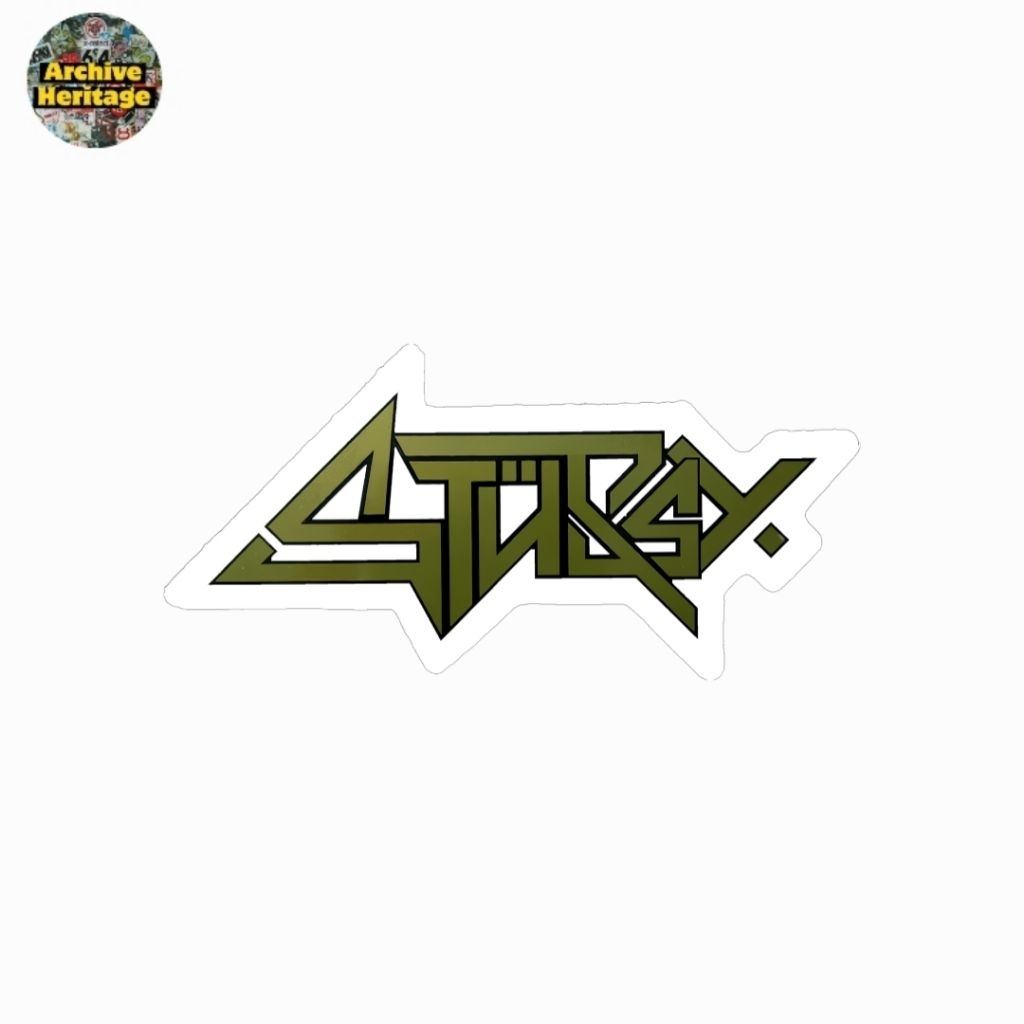 

sticker Stussy Antrax band ripoff streetwear stiker