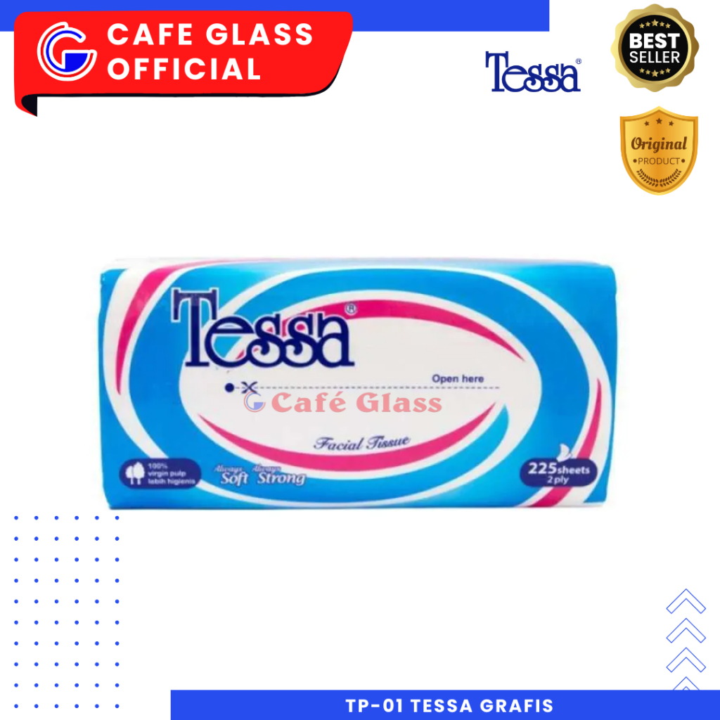TISSUE WAJAH TESSA | FACIAL TISSUE PACK | TP-01 TESSA GRAFIS
