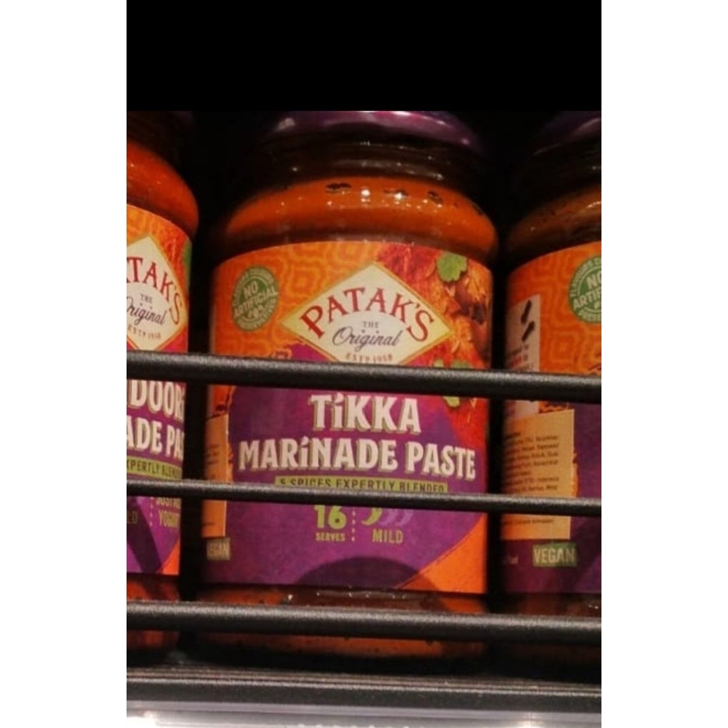 

Patak Patak's Tikka marinade paste bumbu masak India 300gr