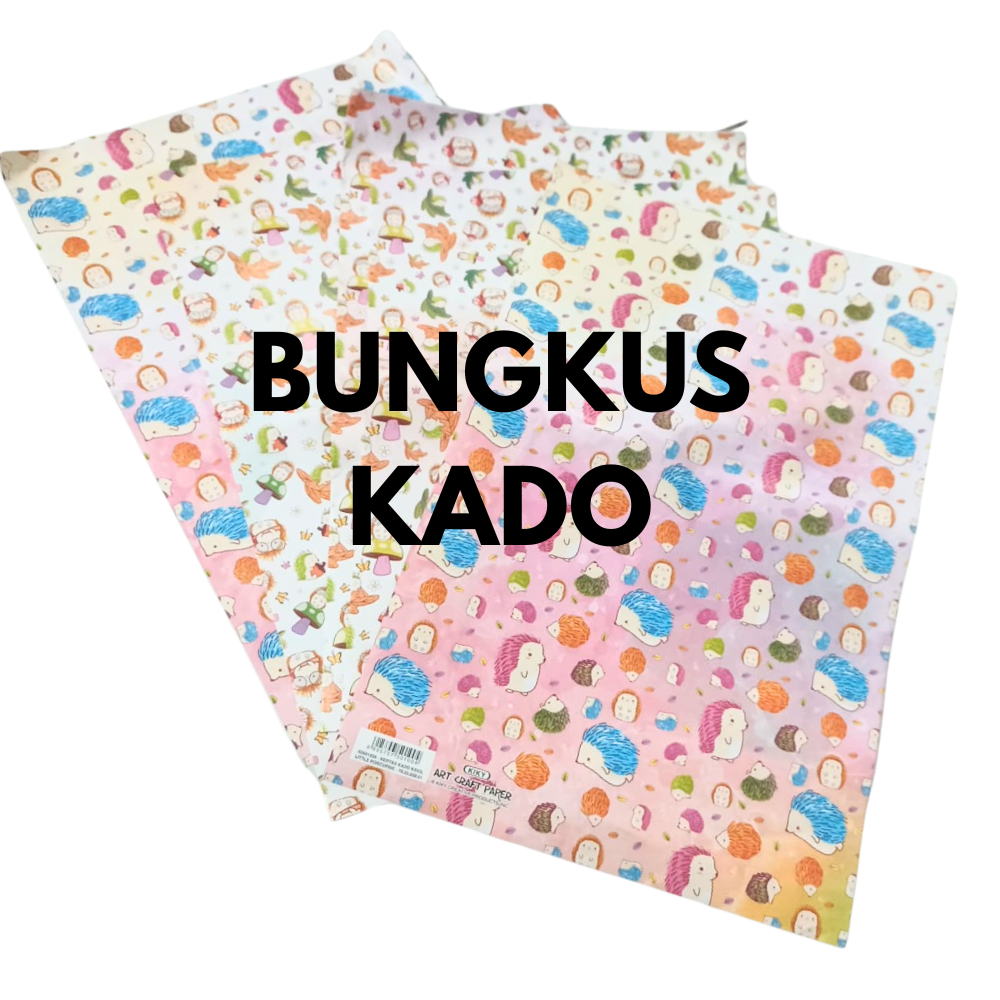 

BUNGKUS KADO Kertas Kado Motif Boy Girl Unisex