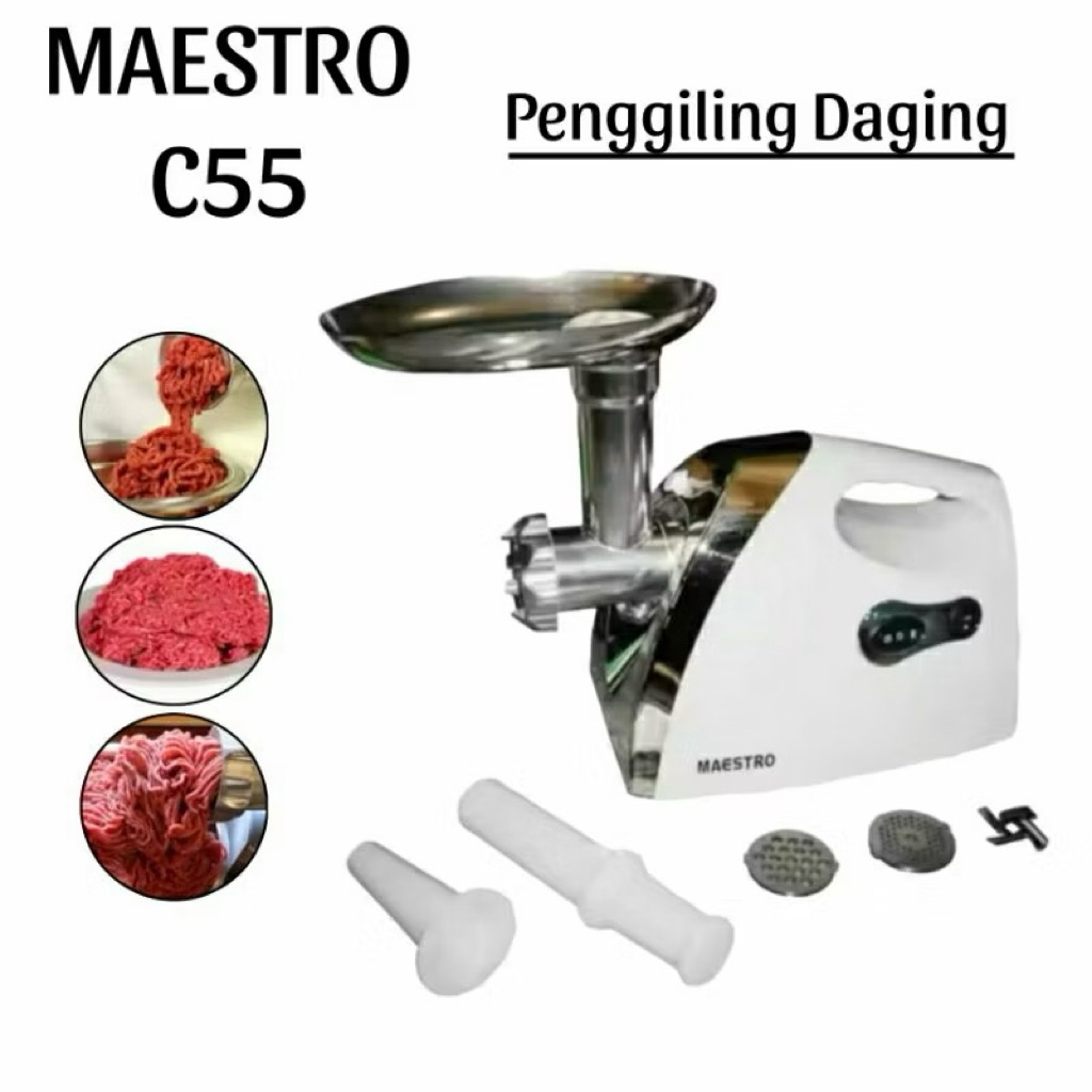 Maestro - Mesin Gilingan Daging C55 Maestro - Meat Grinder Listrik - Gilingan Daging Listrik