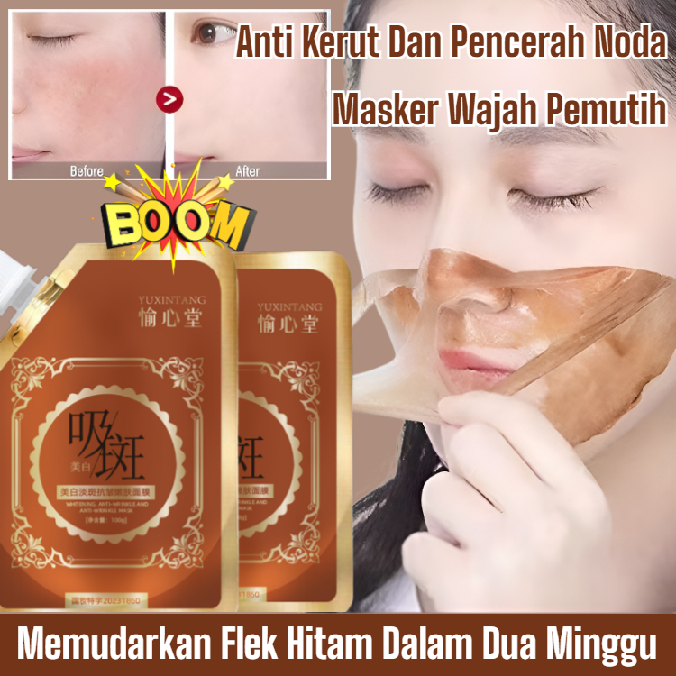 GRATIS ONGKIR [Set 5 buah] Masker Anti Noda Dan Anti Kerut / Masker Lumpur Pemutih/ Masker Peremajaa
