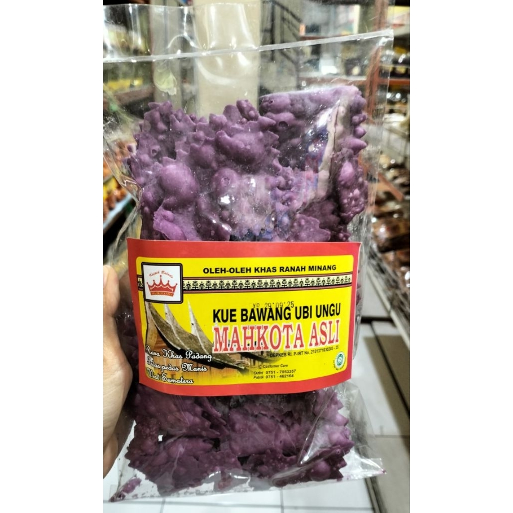

Kue Bawang Ubi Ungu Mahkota Asli