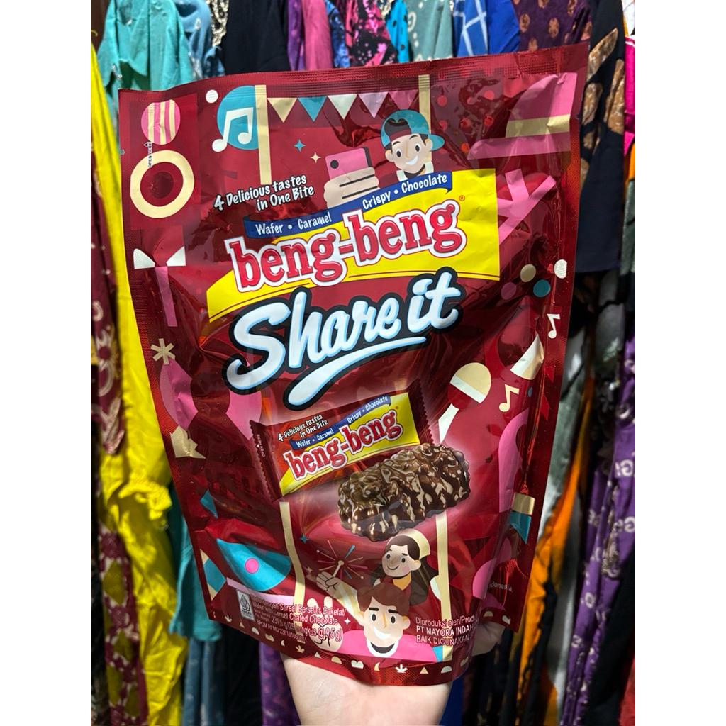 

Ukf5Pc6F4H (Kuliner.Kita) Beng Beng Share It Kemasan 237Gr Isi 25Pcs