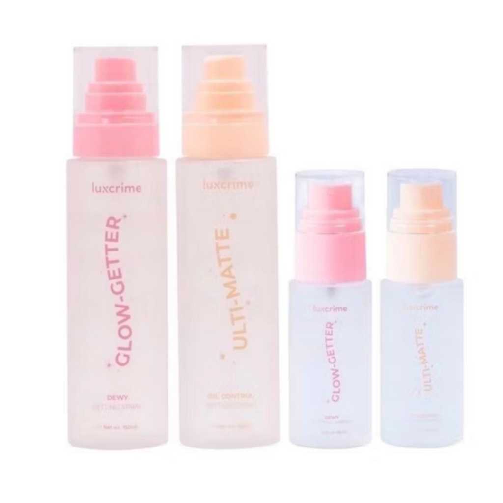 Luxcrime Setting Spray 150ml/50ml | Glow Getter Spray | Ultimate Oil Control Spray