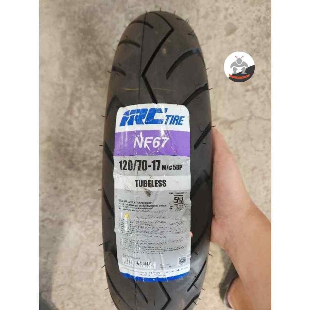 Ban Motor IRC NF 67  size120/70 R17 - Tubeless Ban Depan CBR 150R, CBR 250RR