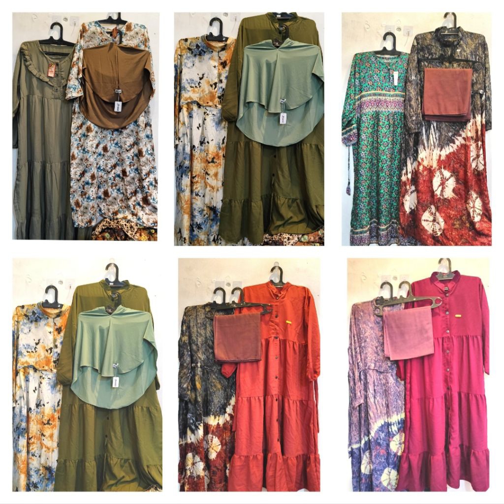 PAKET HEMAT GAMIS CANTIK (100K 3PCS)