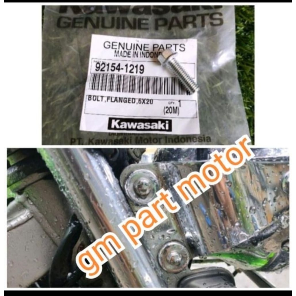 baut breket kupingan lampu depan Ninja r ss original