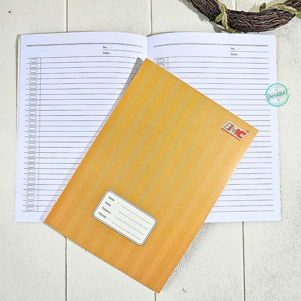 

Promo (10PCS) BUKU TULIS BMC COVER COKLAT ISI 50 LEMBAR/BUKU TULIS UKURAN BOXY/PANJANG