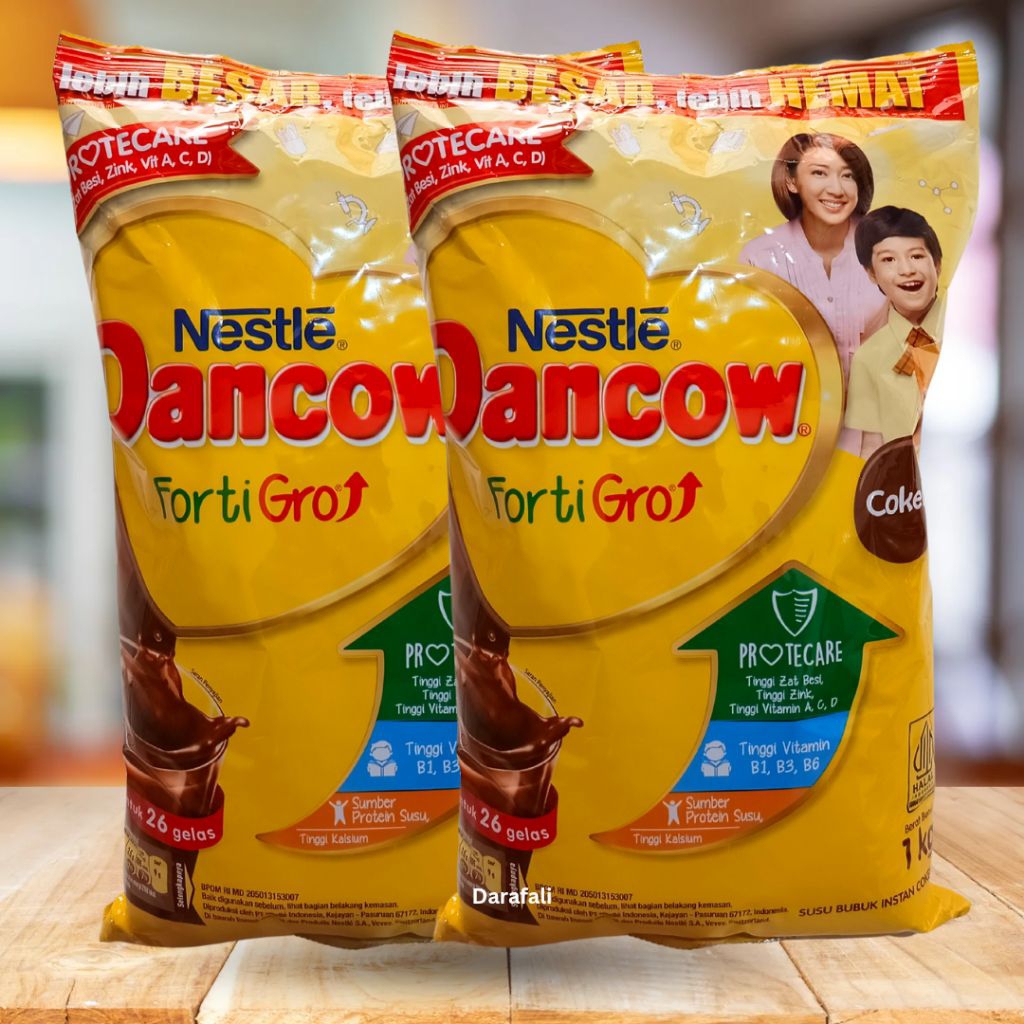 

DANCOW Fortigro Coklat 1kg - Susu Bubuk Anak Pouch Rasa Cokelat