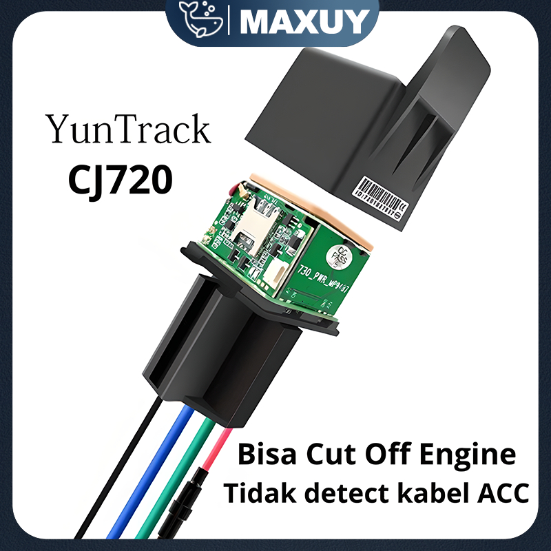 GPS Berbentuk RELAY YunTrack CJ720/gps tracker mobil/alat pelacak gps mini jarak jauh