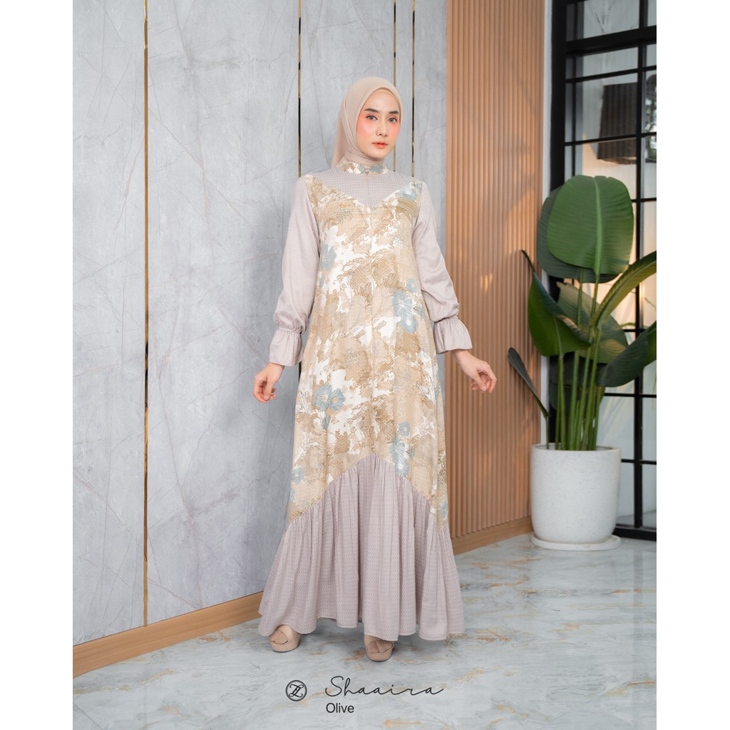 DRESS SHAAIRA NAIRA SARIMBIT BY ZALIFA GAMIS LEBARAN