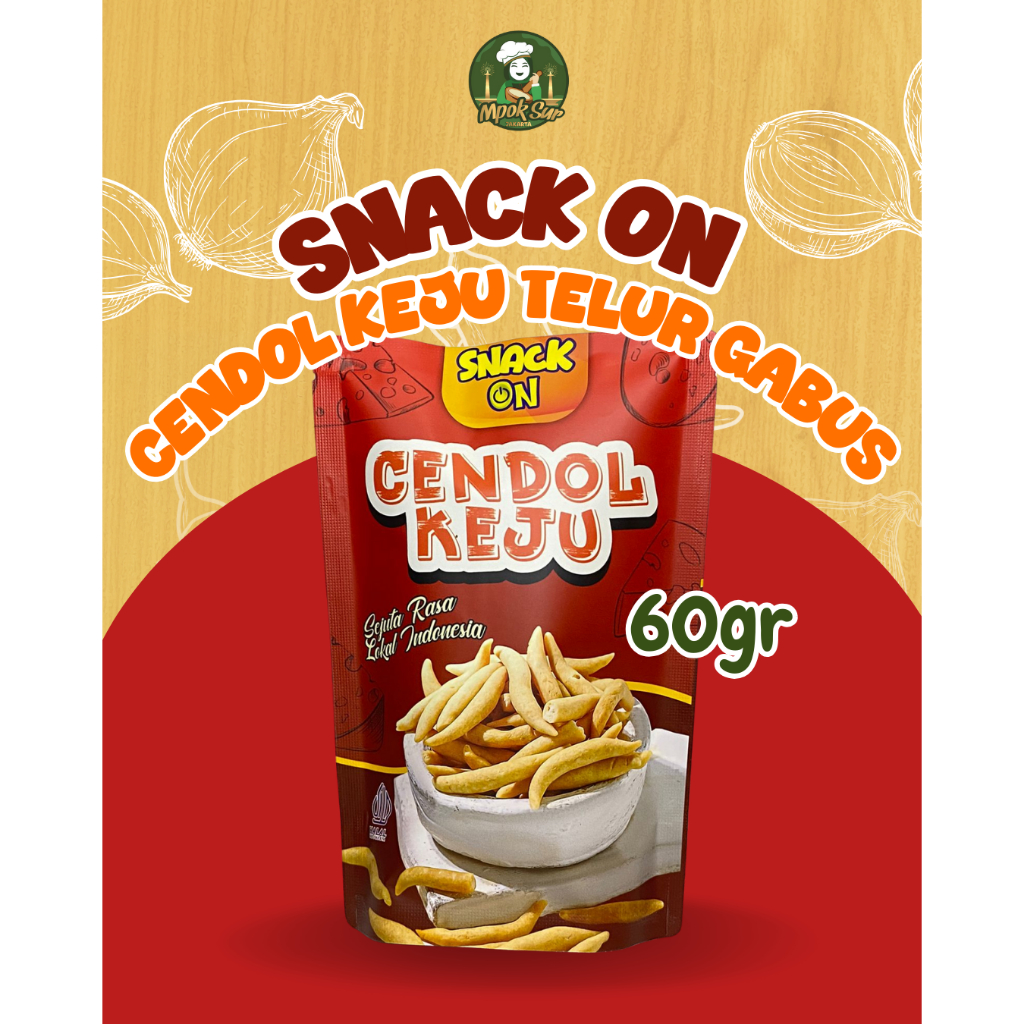 

Snack On Cendol Keju camilan Telur Gabus 60gr