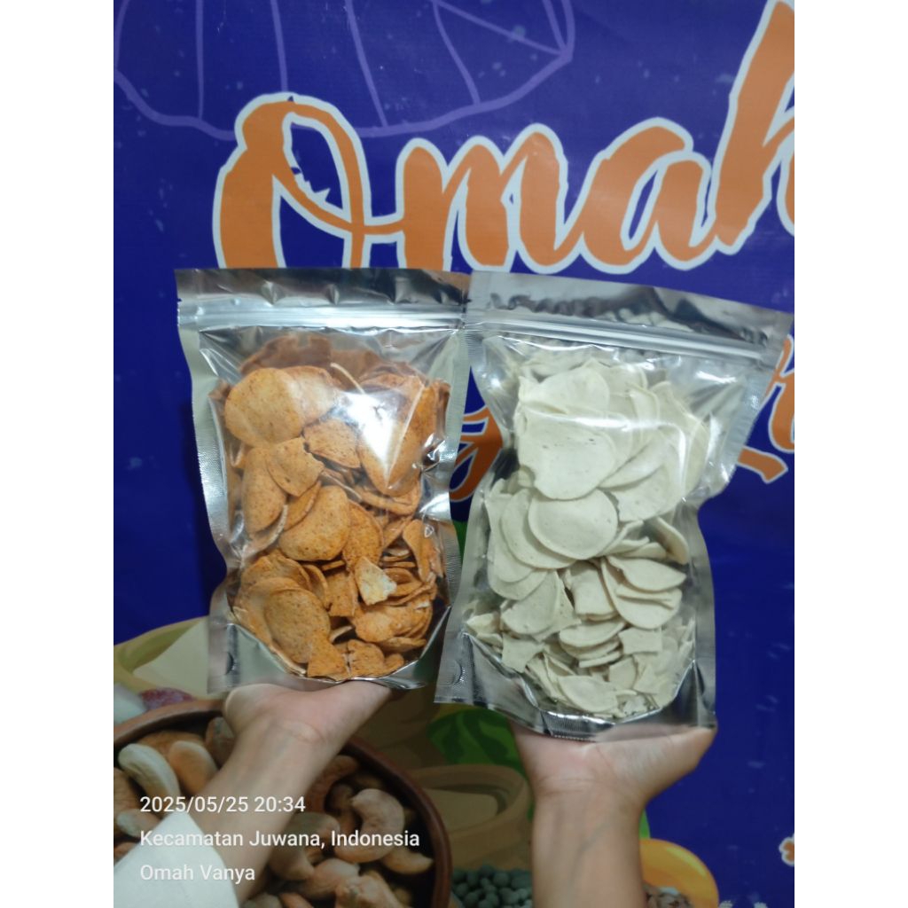 

Basreng Bulat Ikan Original/Pedas 250gram