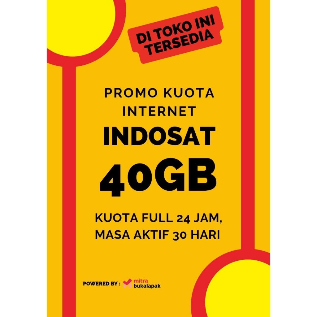 Indosat 40 gb