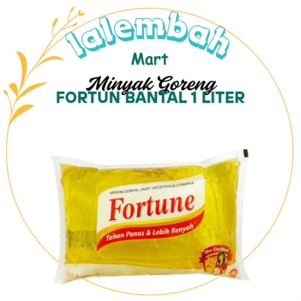 

Minyak Goreng Fortun Bantal 1 Liter - Kemasan Pillow