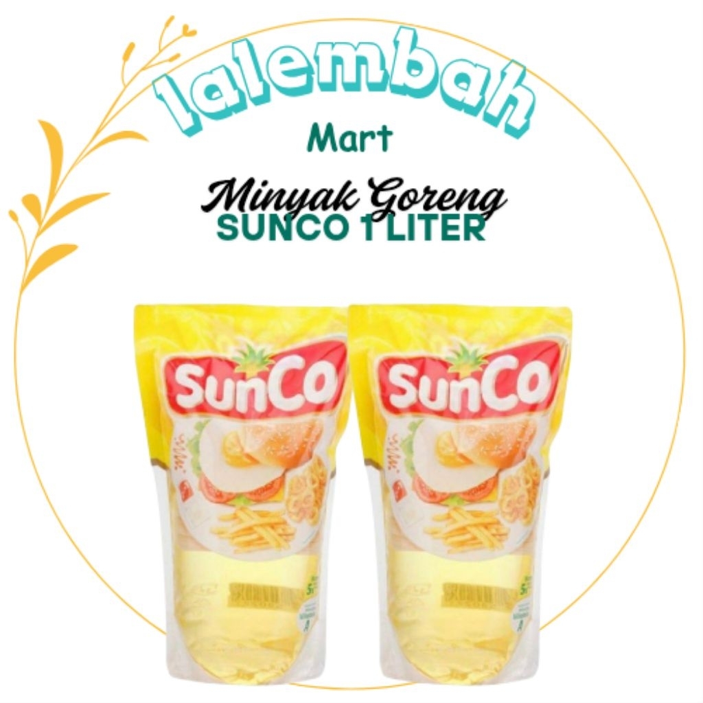 

Minyak goreng sunco 1 Liter kemasan Pouch - Merek Sunco