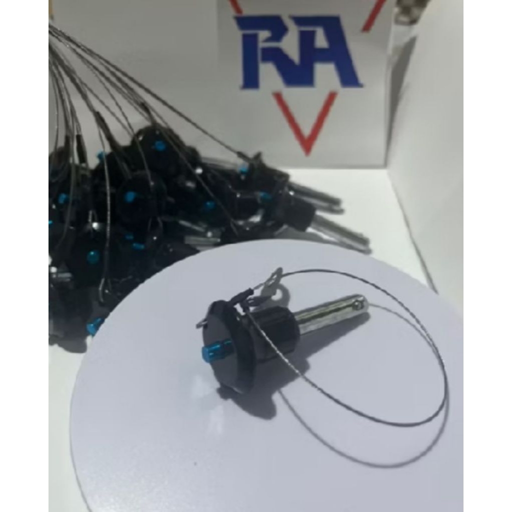 Pin Lock Line Array 10mm panjang 2,5cm tengah warna hitam