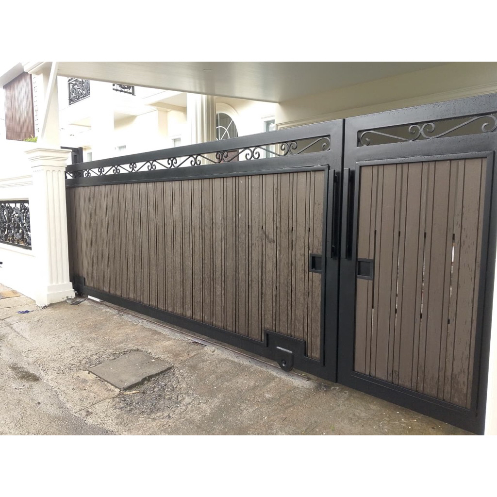 gerbang pintu wpc outdor mewah