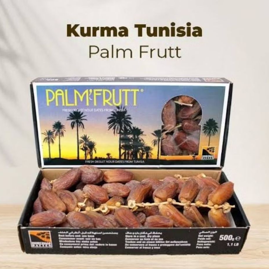 

Kurma Tunisia palm fruit tangkai 500gr