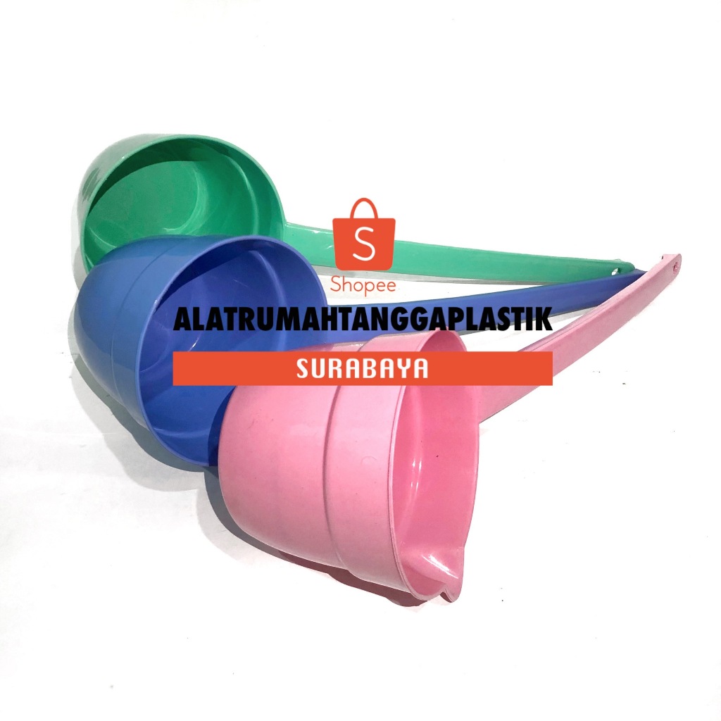 1pc Gayung Bajigur / Sendok Es Buah / Erus Sayur / Erus Plastik / Sendok Sup / Centong Sayur / Sendo