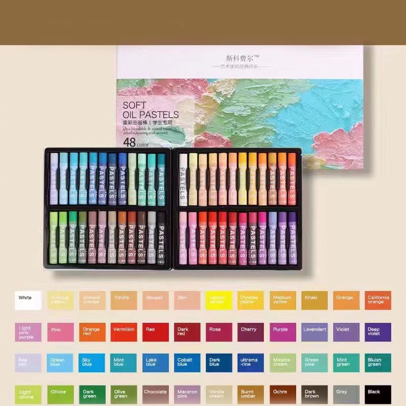 

KODE R15D Baby StationaryKrayon Cat Minyak Warna 1 set isi 12 36 Warna crayon Lukisan alat menggambar