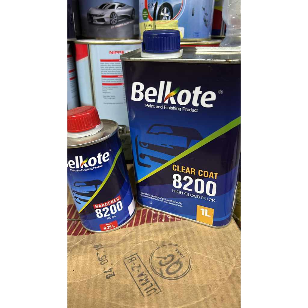 BELKOTE 8200 CLEAR COAT PU 1LITER GLOSS