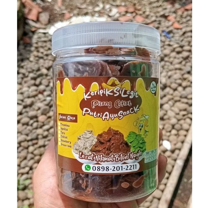 

KERIPIK PISANG COKLAT 250grm-TOPLES 600ml/Keripik Pisang Coklat Lumer/kripik pisang coklat/cemilan coklat