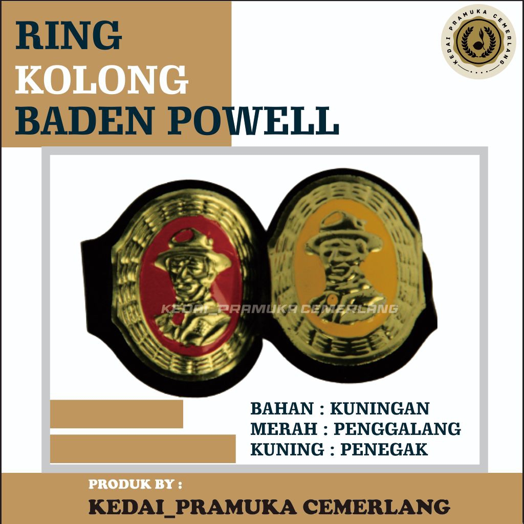 

Ring Kacu Hasduk Kalep Pramuka Baden Powell