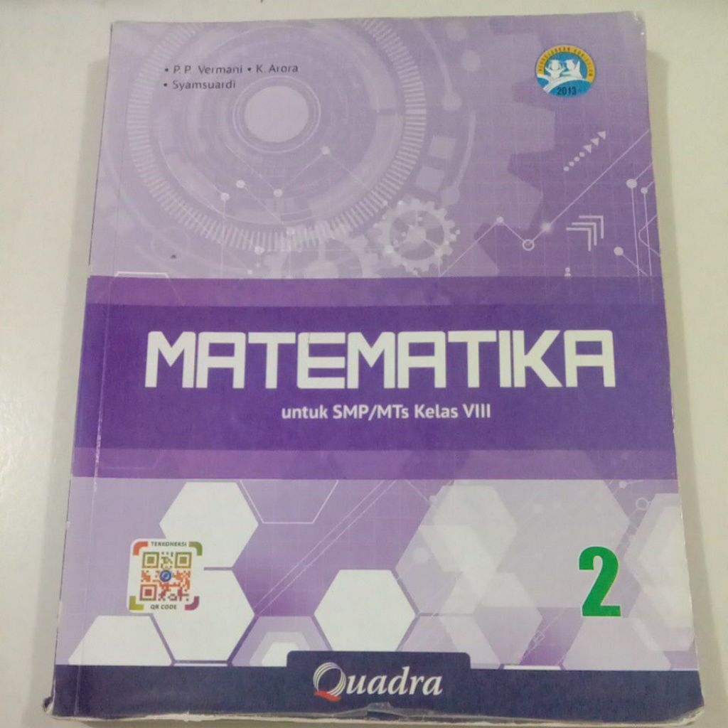Matematika 2 Untuk SMA Kelas 8/VIII K-13 - Quadra