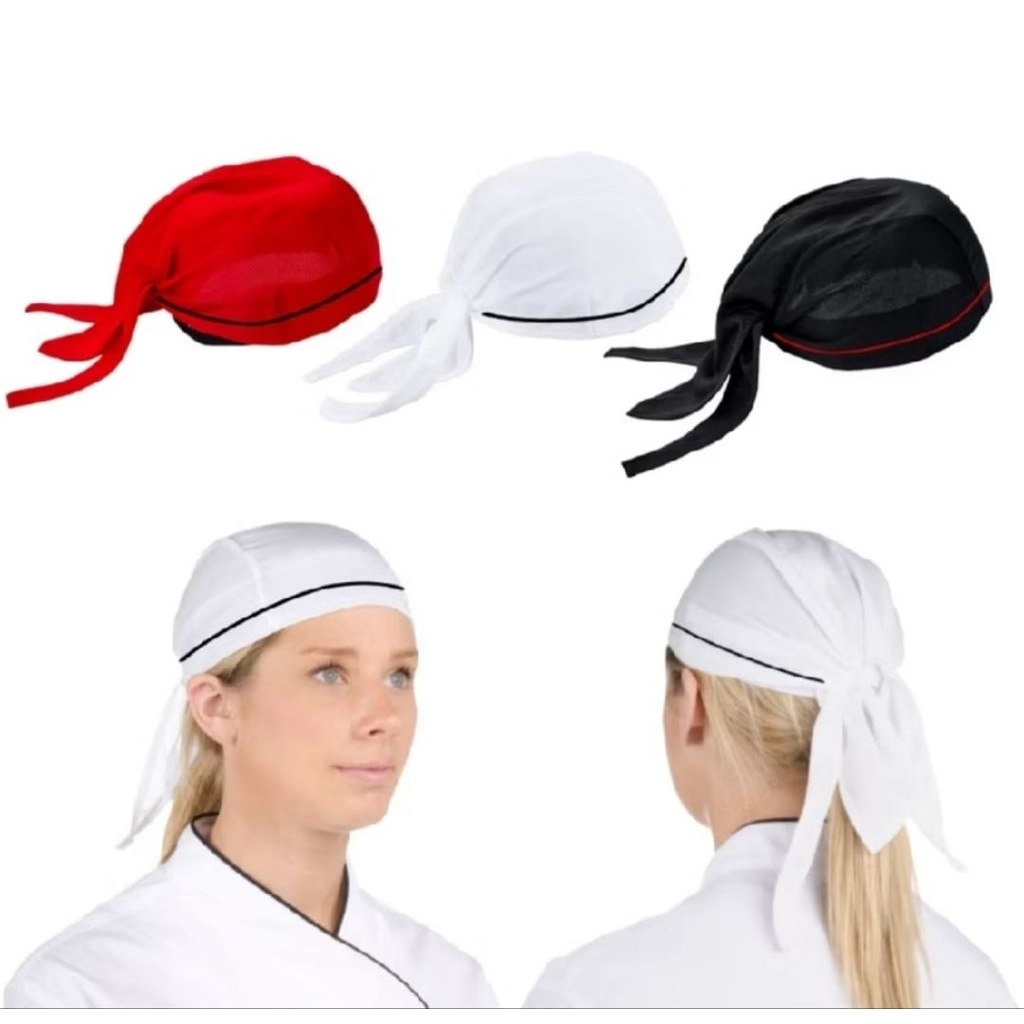 Topi Koki Cap Chef Pria Wanita